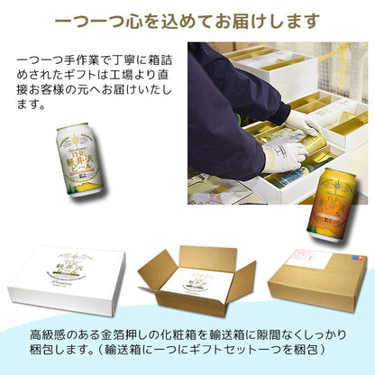 【父の日ギフト】THE軽井沢ビール ギフト 350ml缶×8本 G-GZ-F