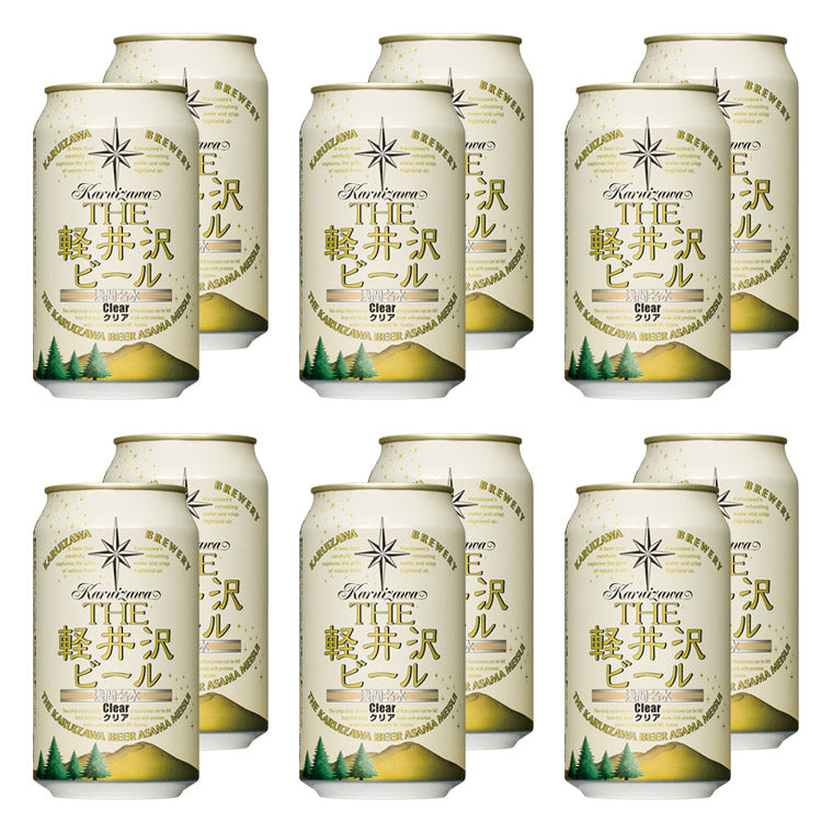 【特別会員価格】THE軽井沢ビール クリア 350ml缶・12本セット