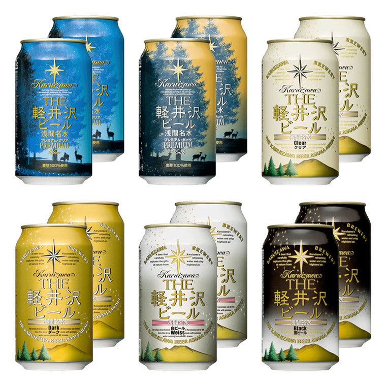 THE軽井沢ビール 6種飲み比べセット 350ml缶×12本 N-KA