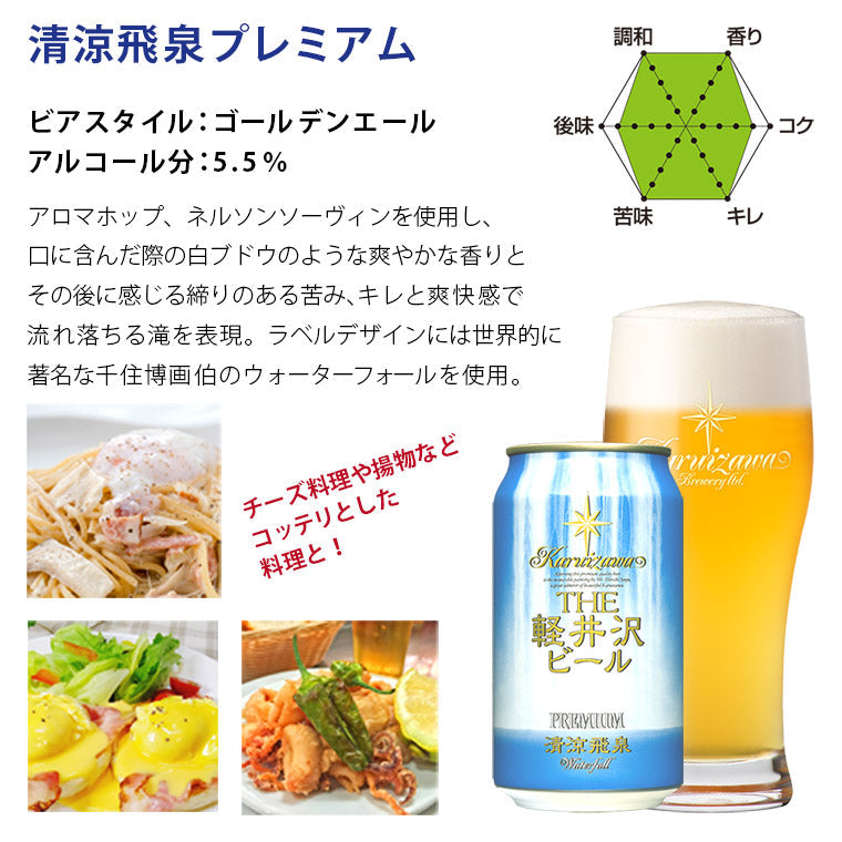 【母の日限定クリアファイル付き】THE軽井沢ビール ギフト 330ml瓶×2本 350ml缶×6本 G-RI-M