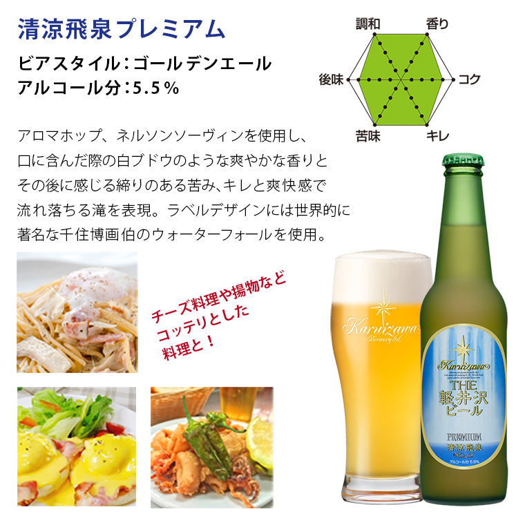 【送料無料】THE軽井沢ビール ギフト 330ml瓶×8本 G-ZG
