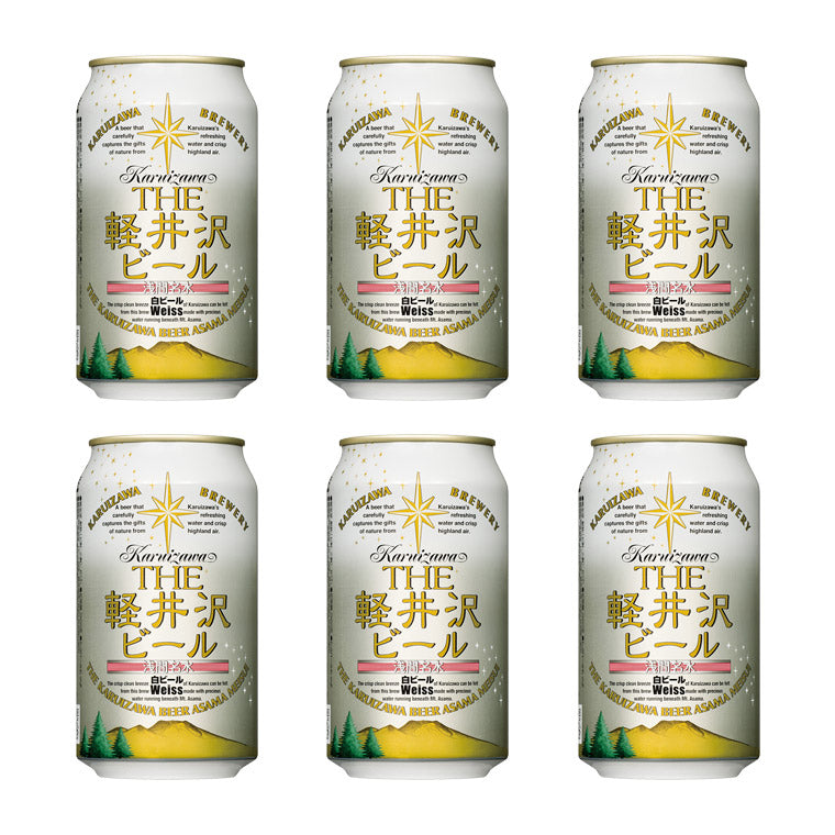 THE軽井沢ビール 白ビール(ヴァイス) 350ml缶・6本セット