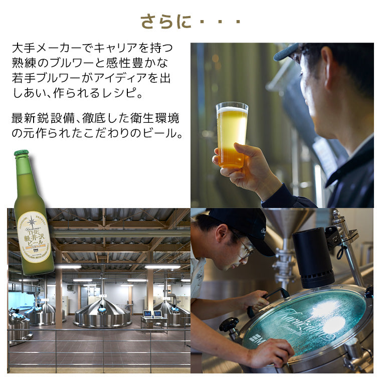 【父の日ギフト】クリアファイル付き THE軽井沢ビール ギフト 330ml瓶×2本 350ml缶×6本 G-RI-F