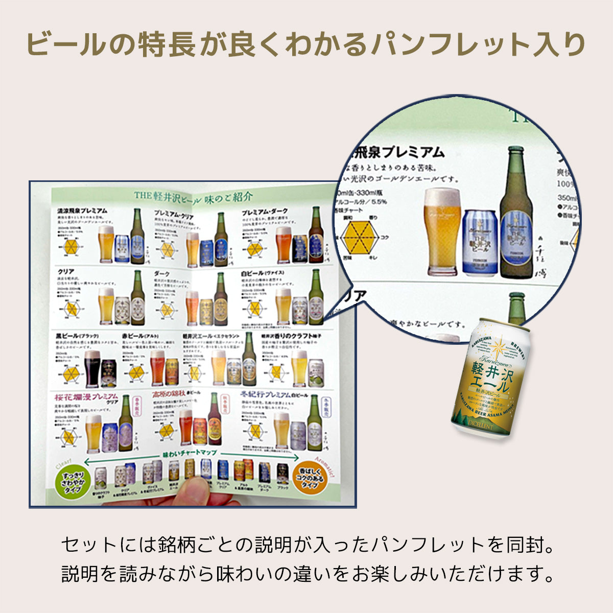 【父の日ギフト】メッセージシート付き THE軽井沢ビール ギフト 330ml瓶×2本 350ml缶×6本 G-RI-F