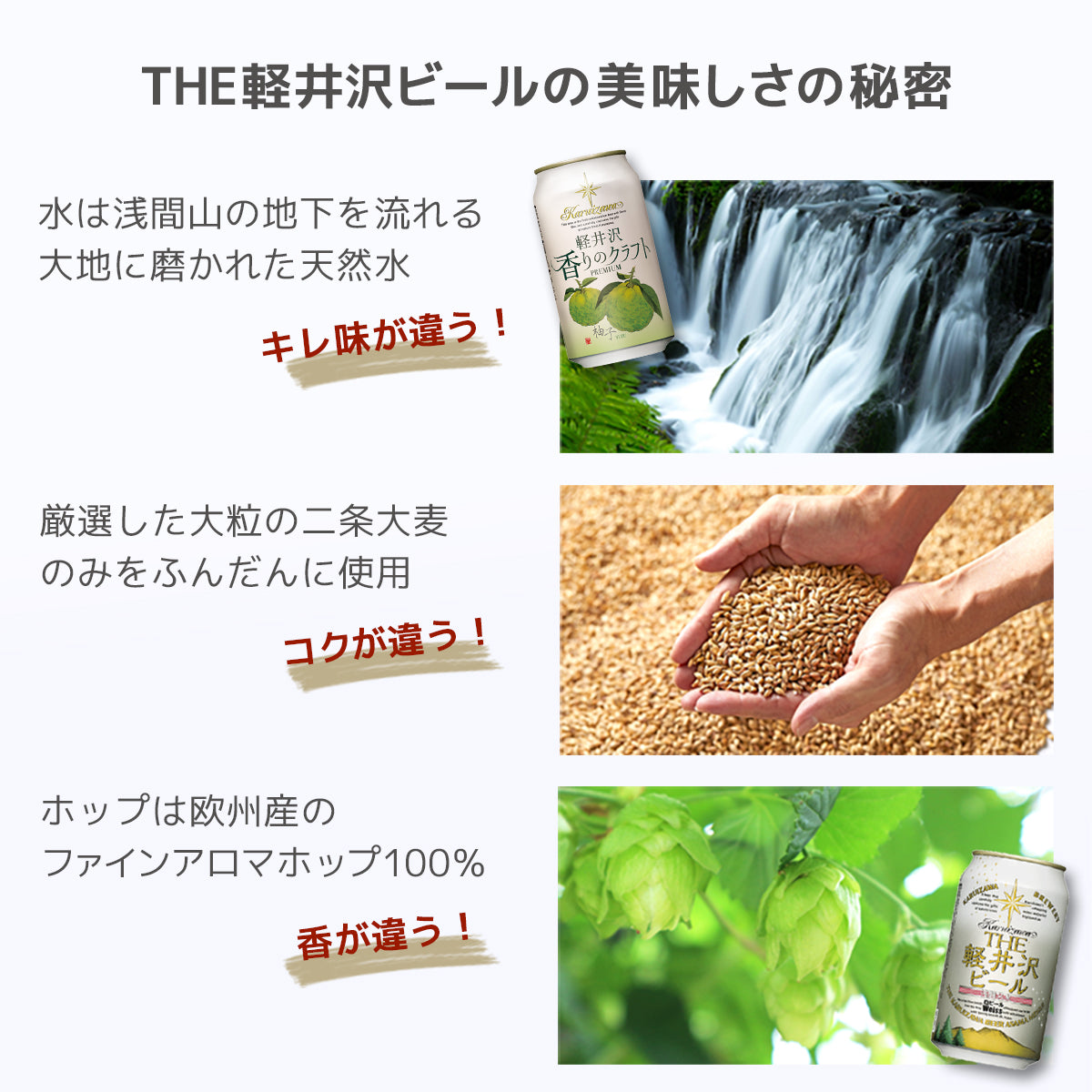 【ホワイトデーカード付き】THE軽井沢ビール 香りのクラフト柚子入り 6種飲み比べセット 350ml缶×6本 N-EV