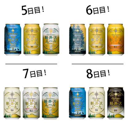 【特別会員価格】【送料無料】THE軽井沢ビール 8種飲み比べセット 350ml缶×24本 N-CX